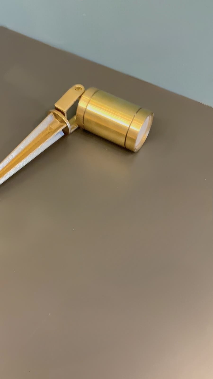 Arel Lighting VALLADE Adjustable Landscape Brass Spike Spotlight