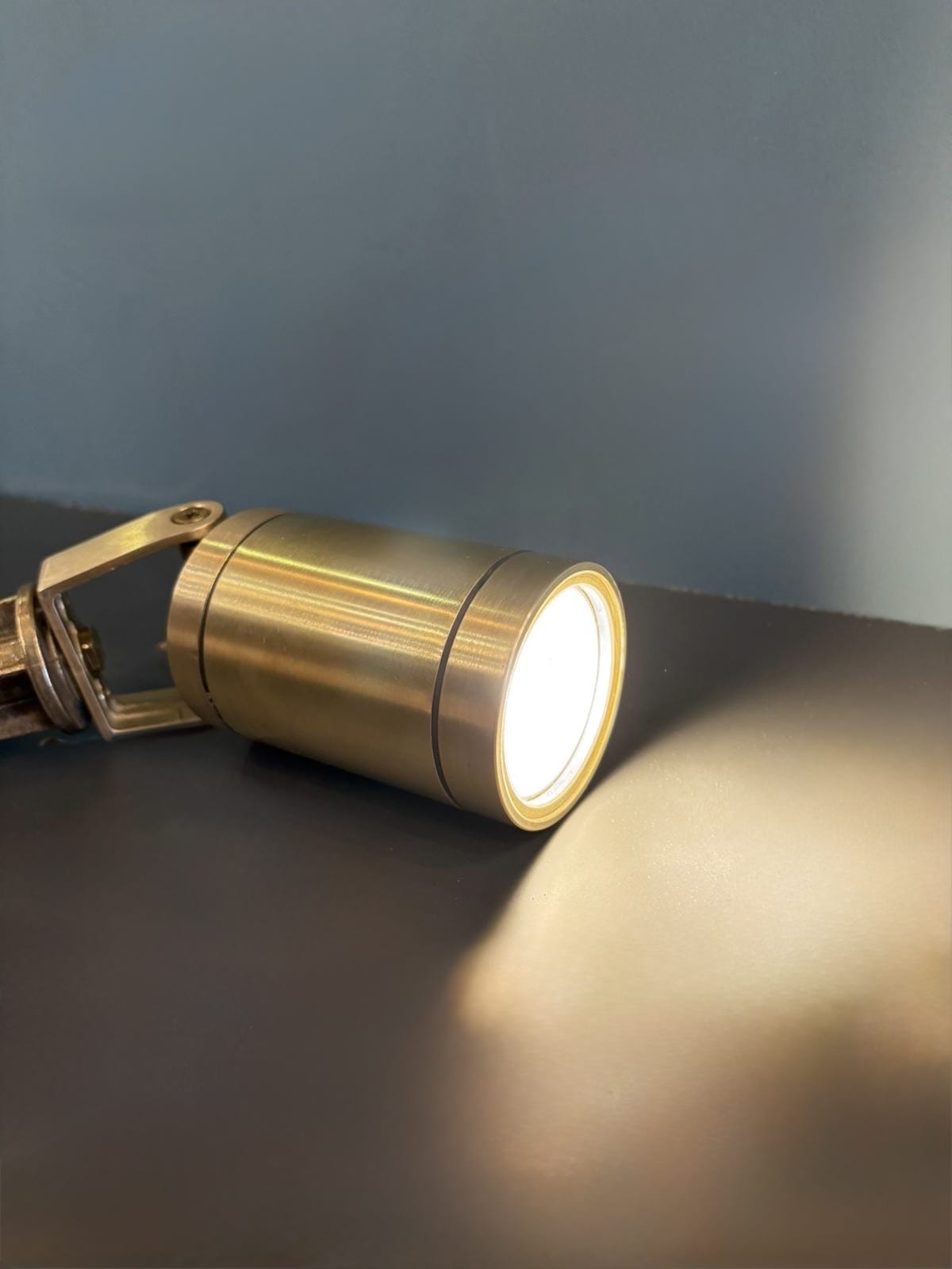 Arel Lighting VALLADE Adjustable Landscape Brass Spike Spotlight