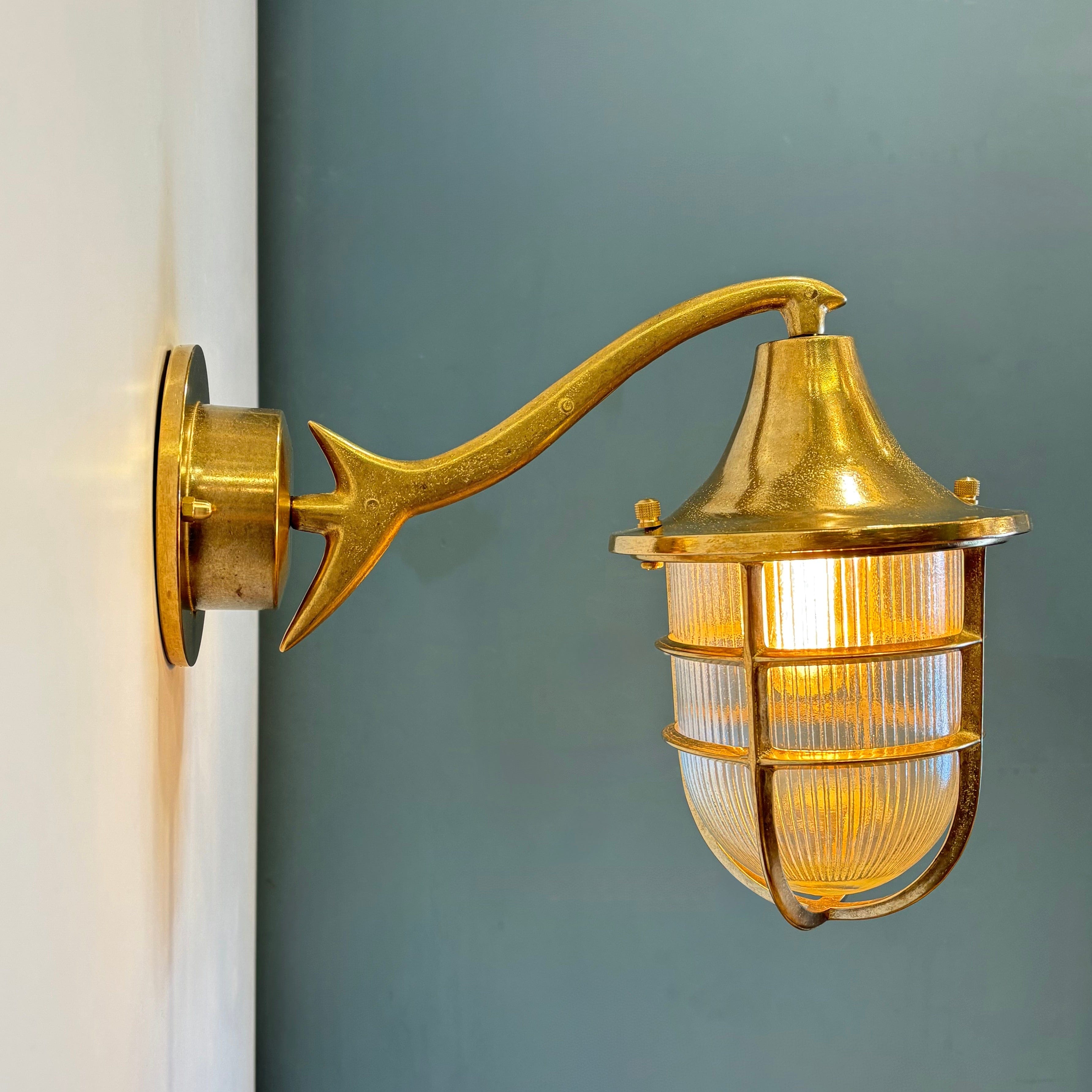 Arel Lighting VILLENA Handmade Brass Nautical Wall Sconce