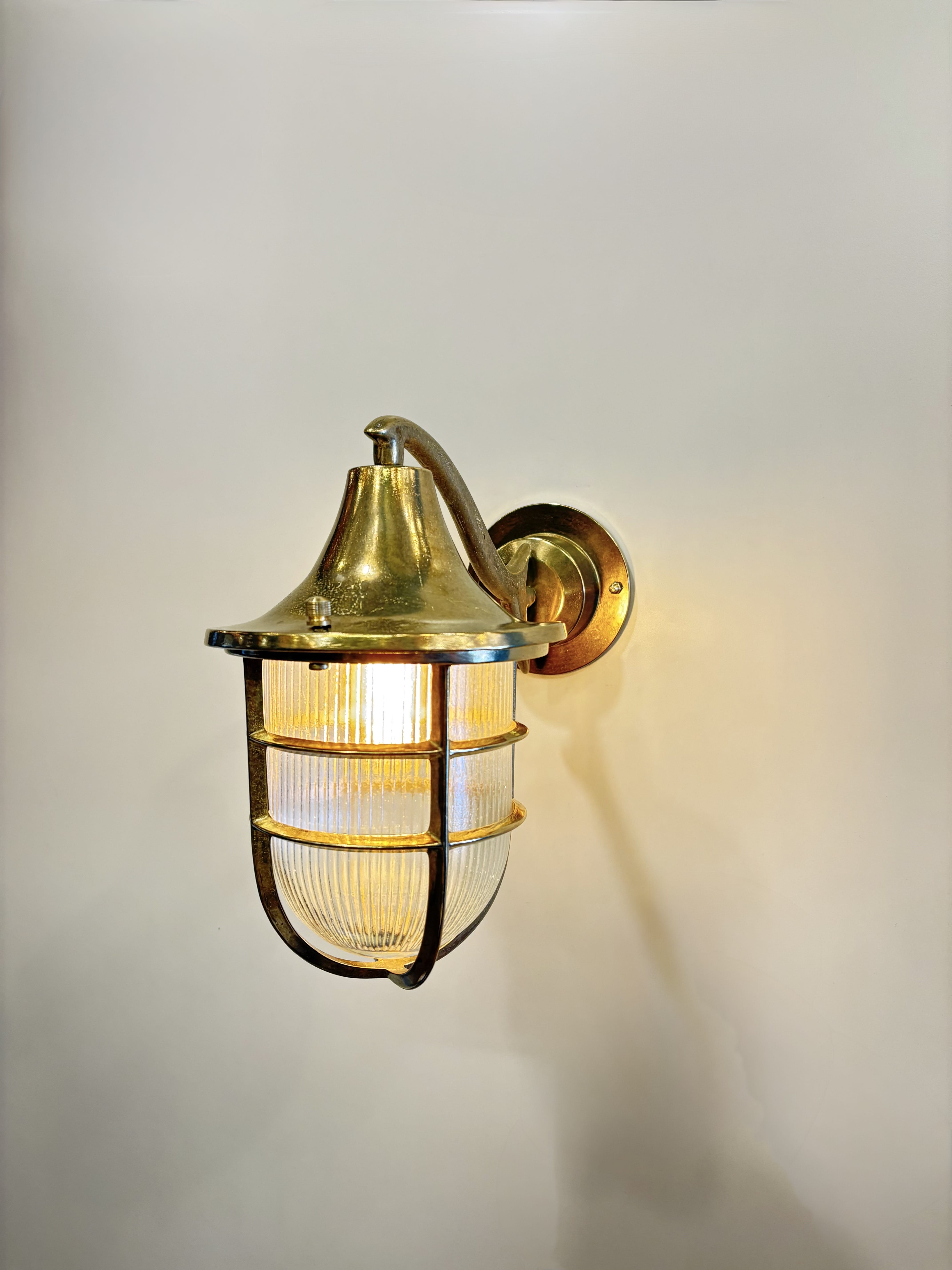 Arel Lighting VILLENA Handmade Brass Nautical Wall Sconce
