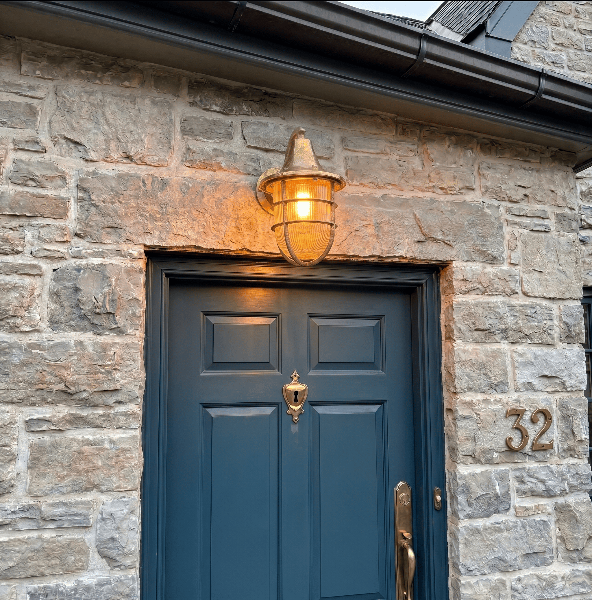 Arel Lighting VILLENA Handmade Brass Nautical Wall Sconce
