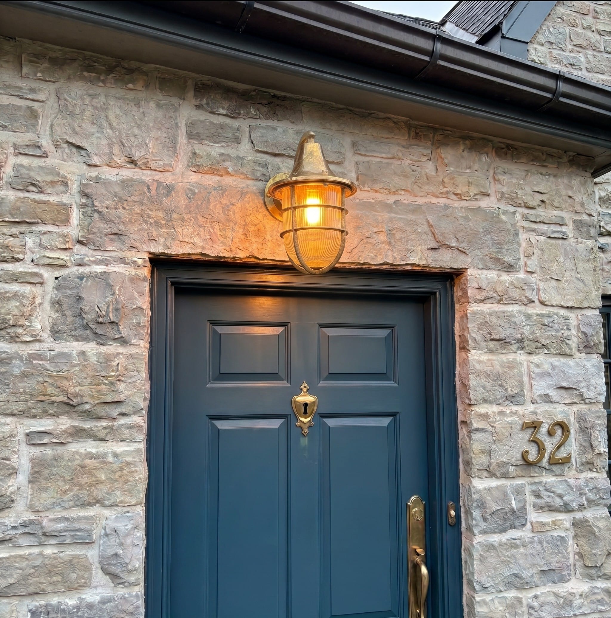 Arel Lighting VILLENA Handmade Brass Nautical Wall Sconce