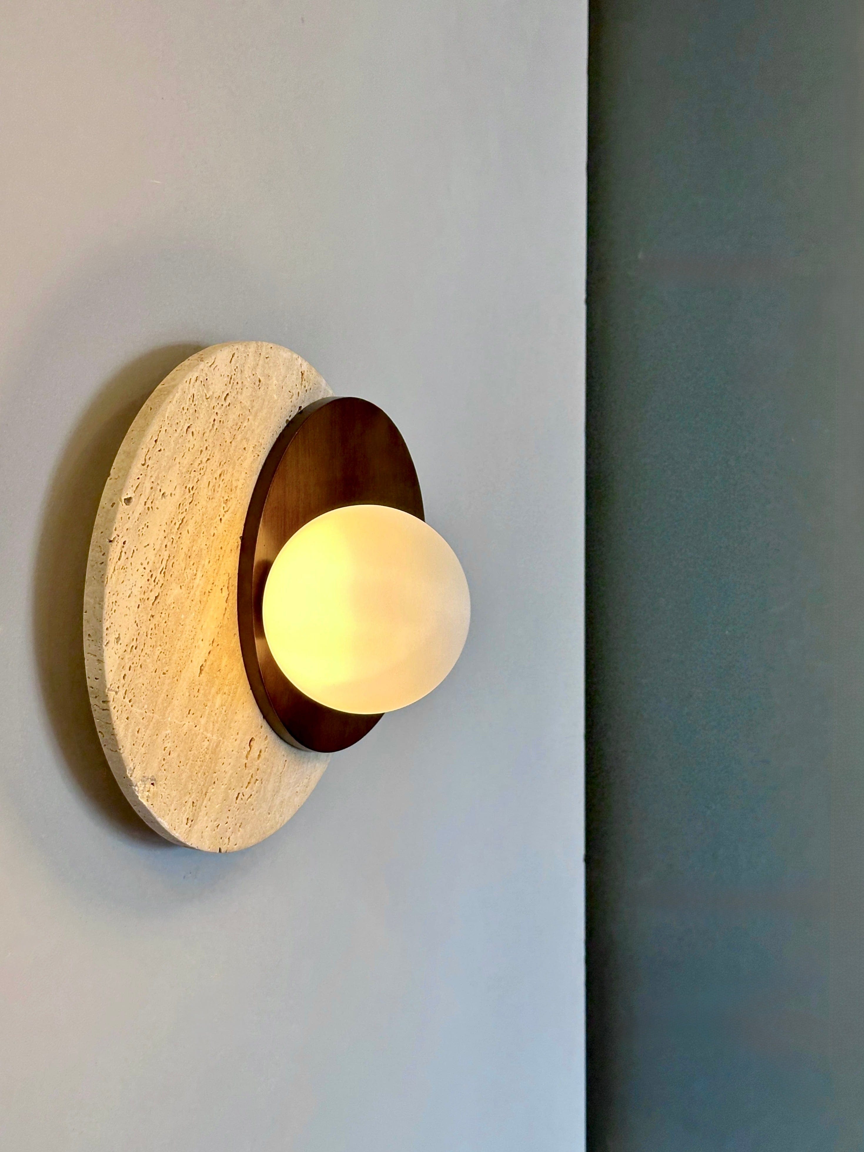 Arel Lighting VRHNIKA TRAVERTINE Sconce