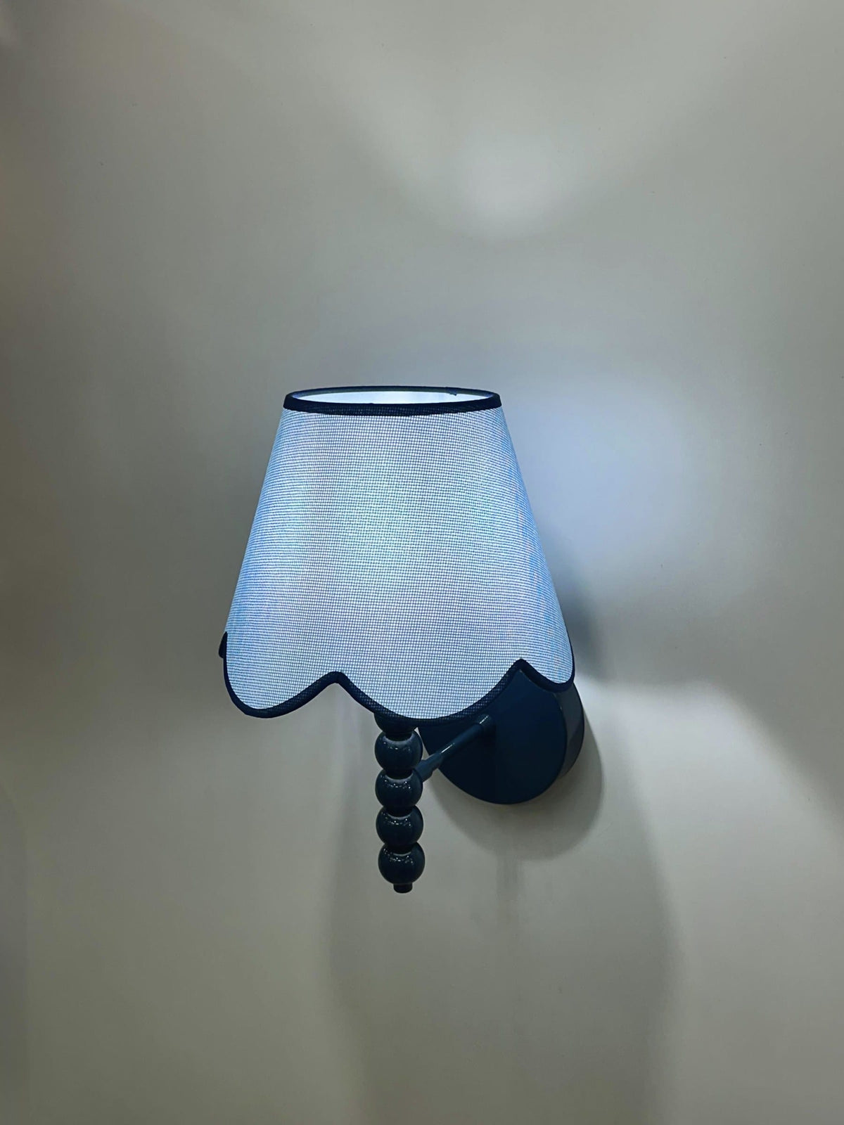 Arel Lighting Wall Sconce PROMIN Blue Beaded Wall Sconce