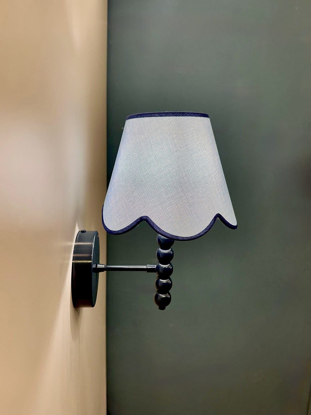 Arel Lighting Wall Sconce PROMIN Blue Beaded Wall Sconce