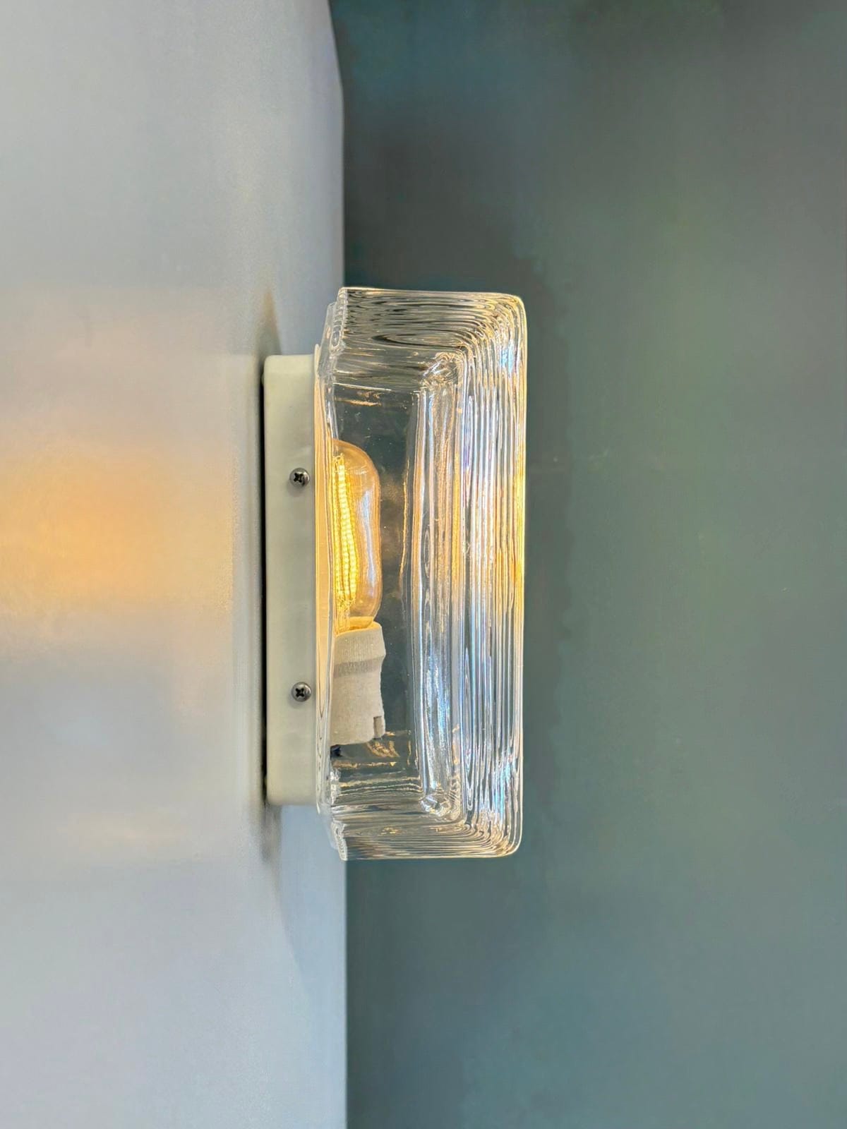 Arel Lighting White LASCARA Art Deco Outdoor Wall Sconce