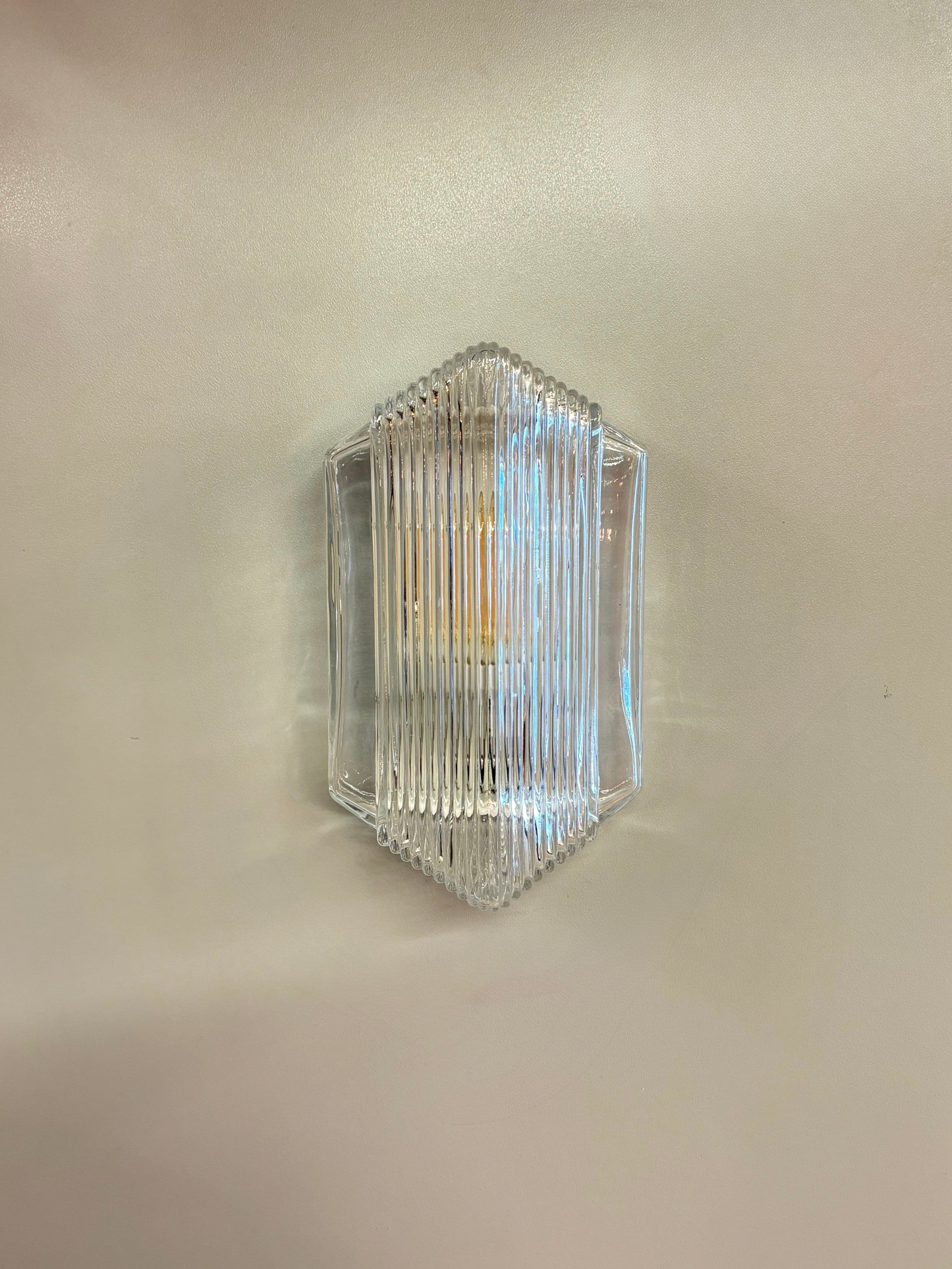 Arel Lighting White LASCARA Art Deco Outdoor Wall Sconce