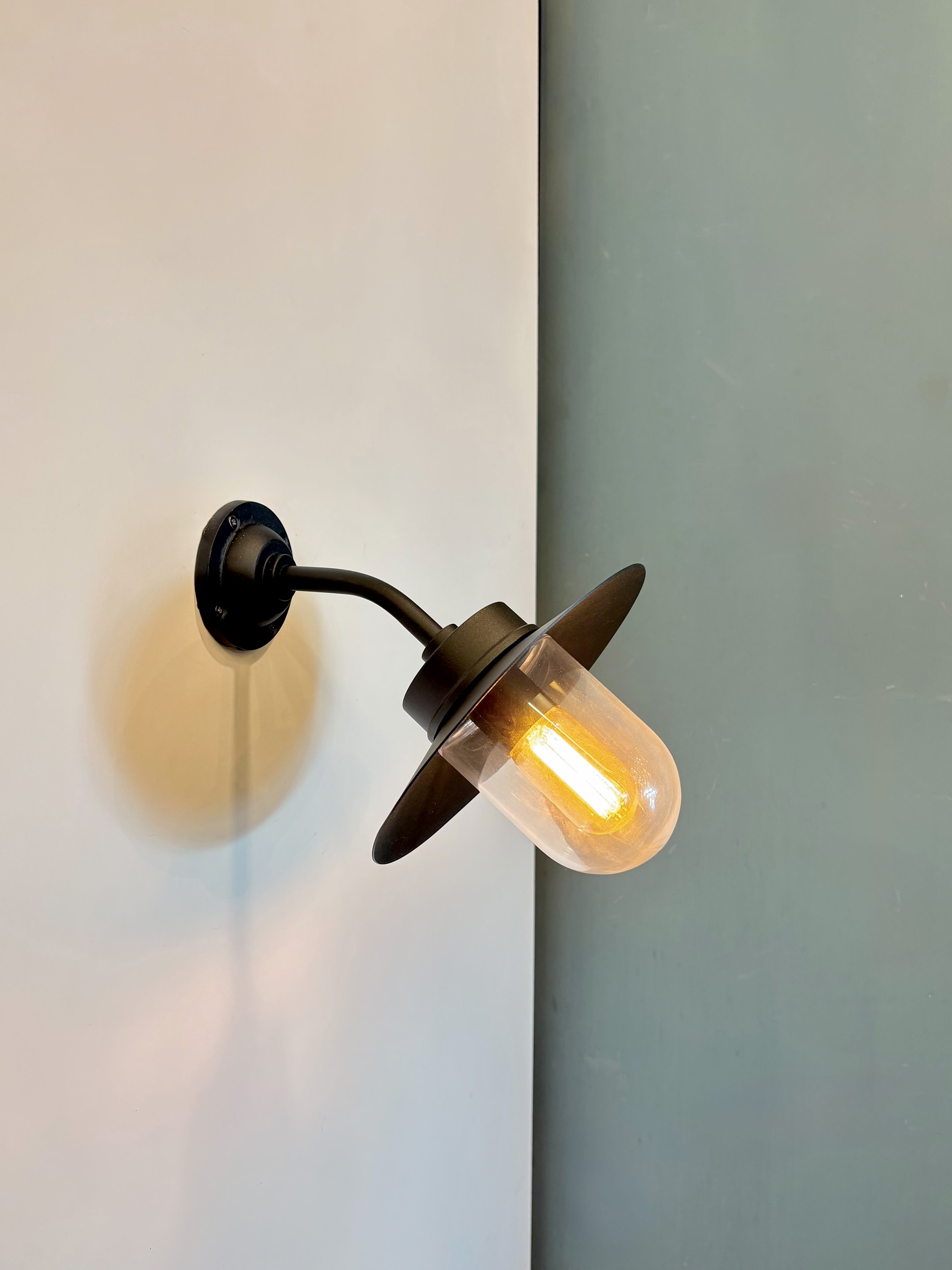 Arel Lighting With / Clear BORG Nautical Glass Outdoor Wall Light