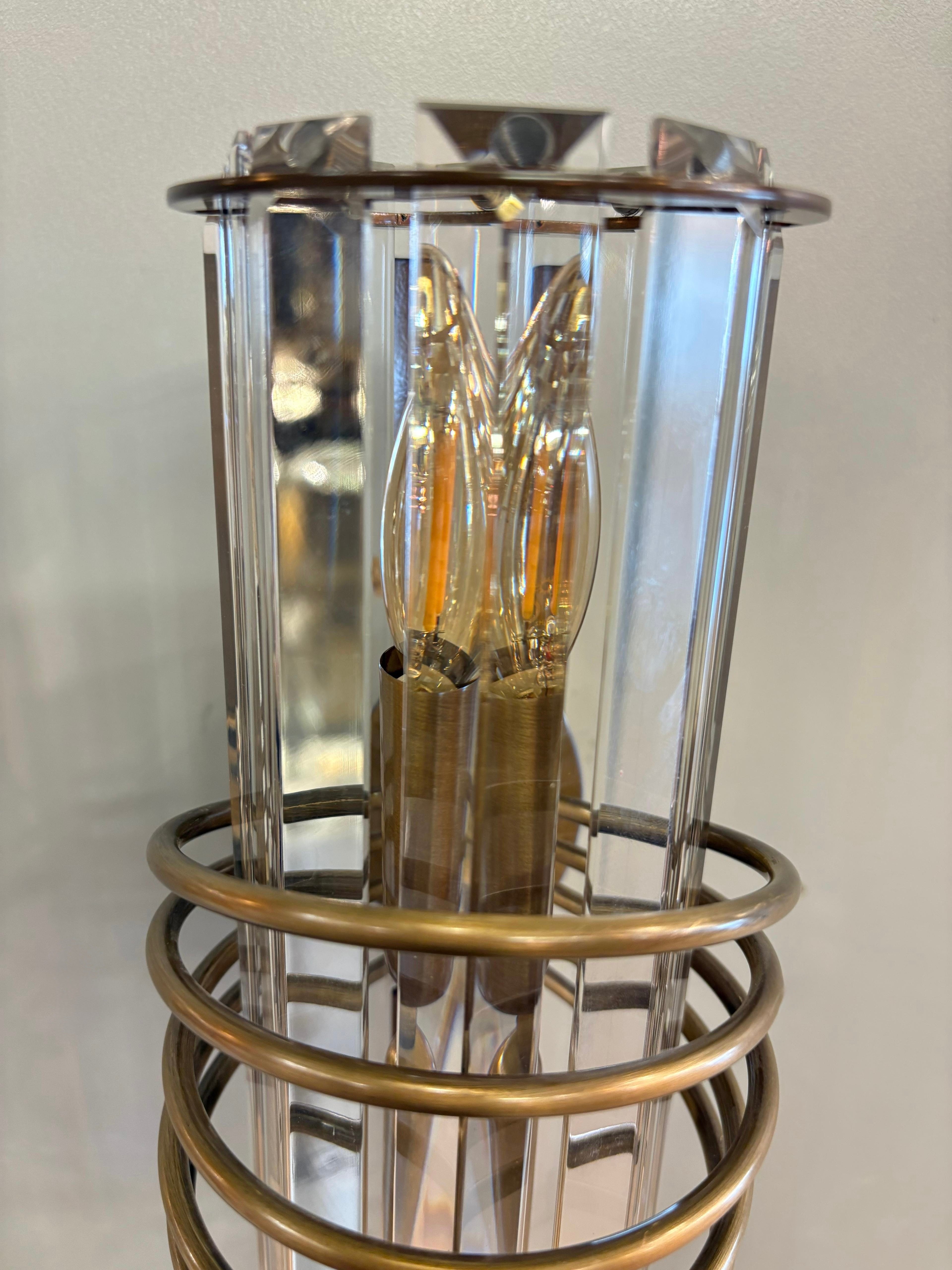 Arel Lighting ZANTE Handmade Art Deco Wall Sconce