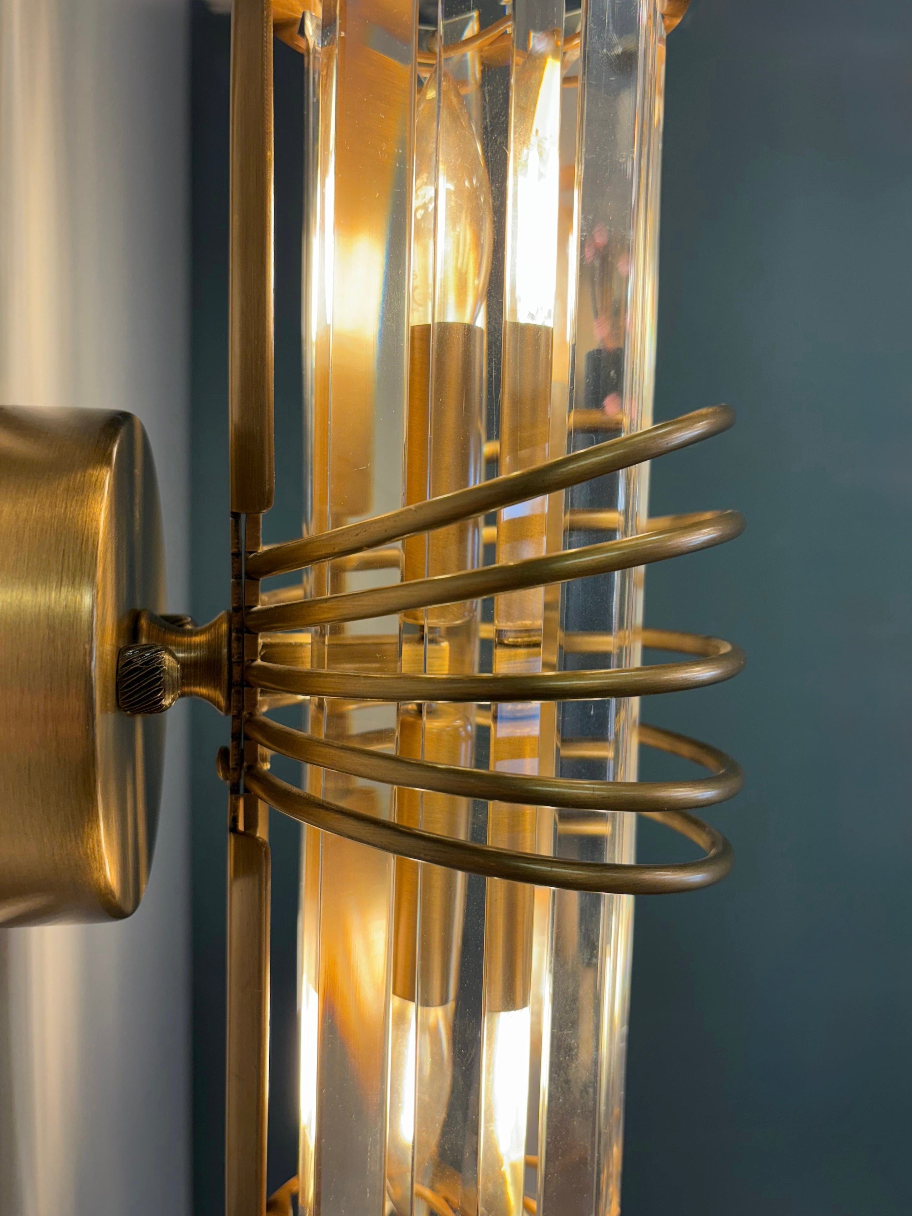 Arel Lighting ZANTE Handmade Art Deco Wall Sconce