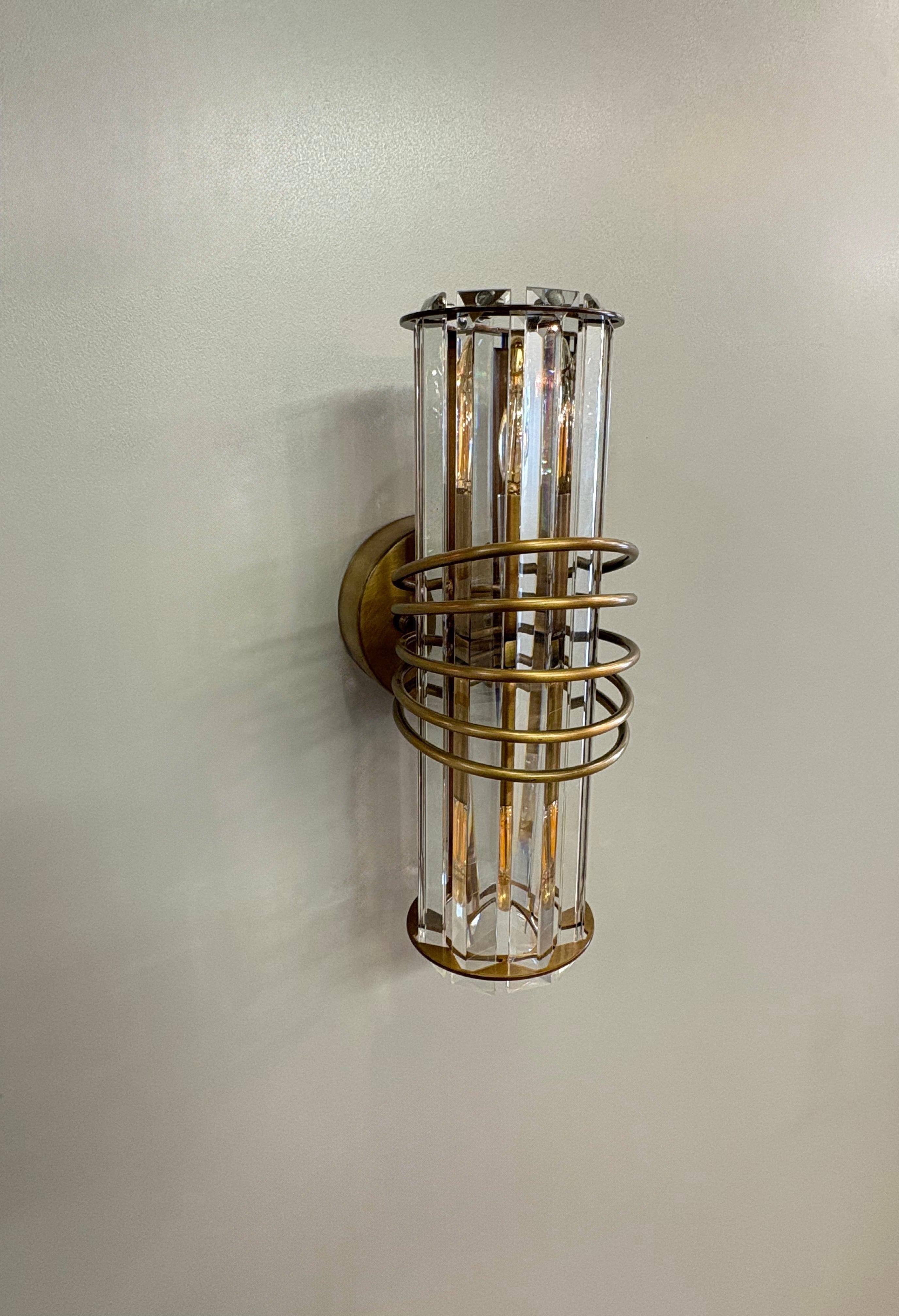 Arel Lighting ZANTE Handmade Art Deco Wall Sconce