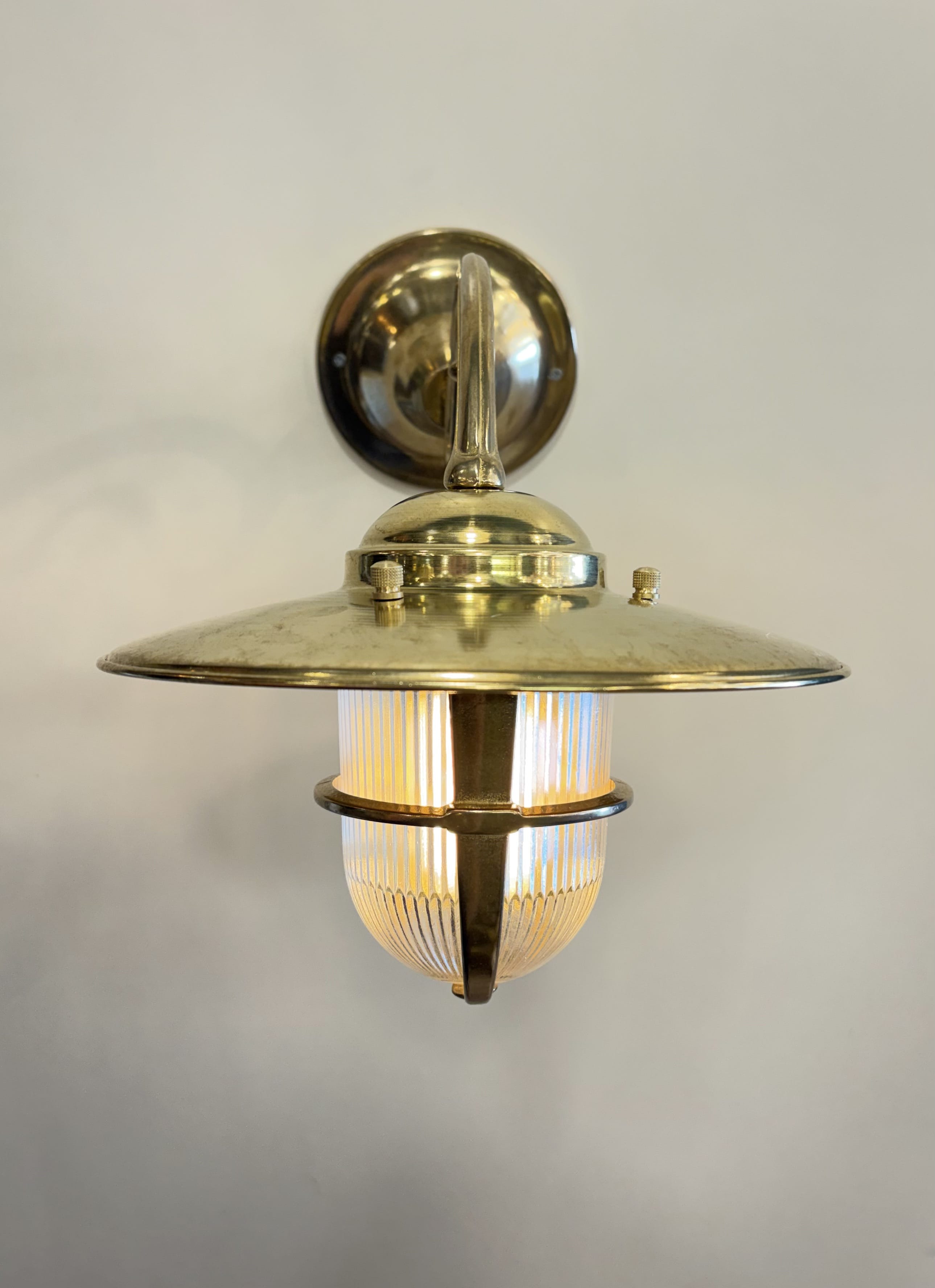 Arel Lighting ZUG Handmade Brass Nautical Wall Sconce
