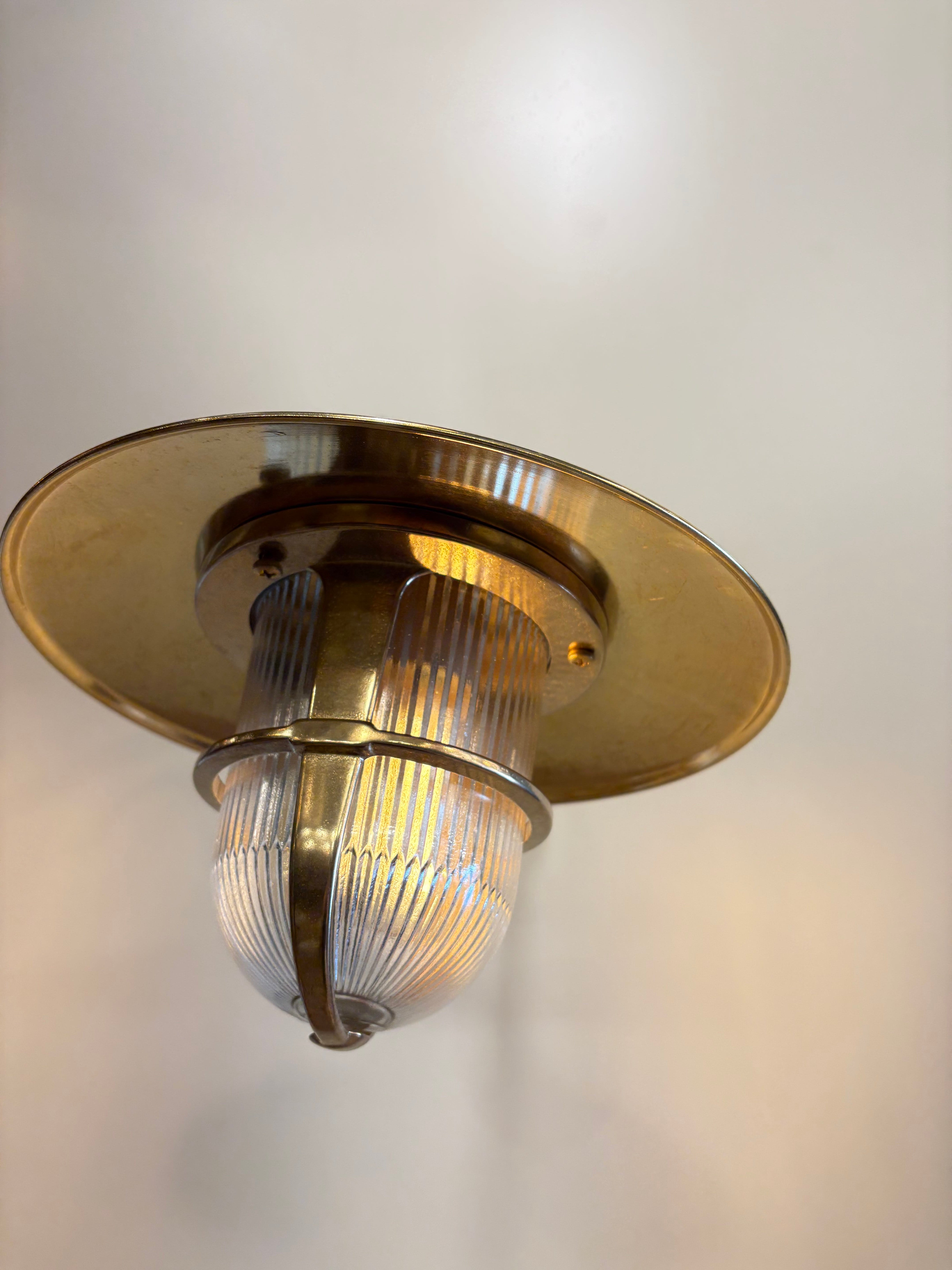Arel Lighting ZUG Handmade Brass Nautical Wall Sconce