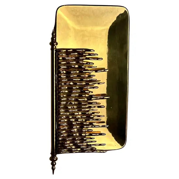 Nuoro Sculptural Brass Casting Wall Sconce