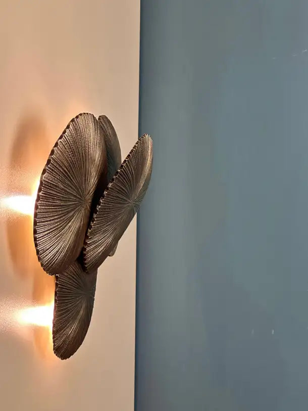 Camarena Sculptural Brass Casting Wall Sconce