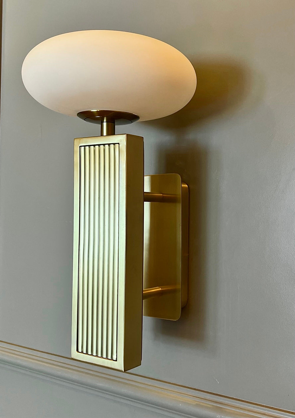 CAPRI Wall Sconce - Light Fixture, Wall Lighting, Wall Lamp, Wall Light , Bedside Light, Art Deco Lighting, Brass Lighting