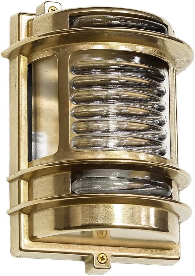 ASOPIA Nautical Wall Sconce - Nautical Wall Light , Outdoor Light, Patio Light, IP54 Lighting, Brass Casting Light, Bulkhead Light, Marinal