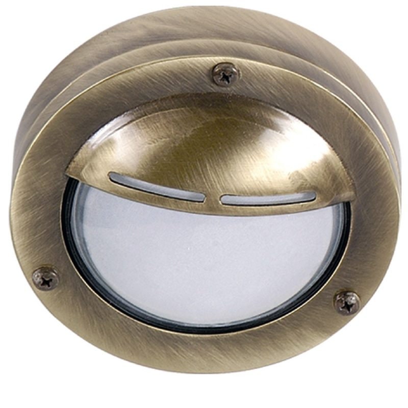 NAPOLI Maritime Wall Sconce - Maritime, Nautical Light , Outdoor Light, Patio Light, IP64 Lighting, Brass Casting Light, Bulkhead Light