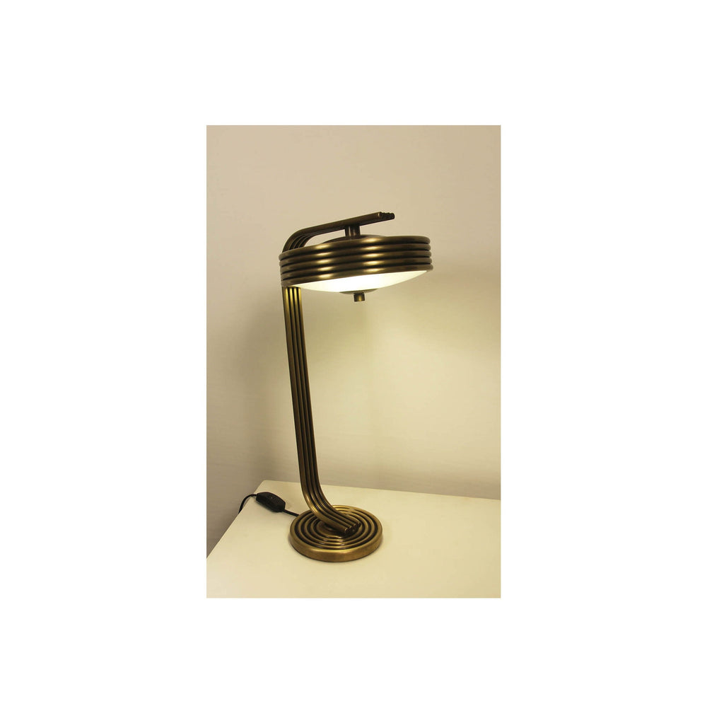 ALGHERO Art Deco Table Lamp - Table Lamp, Design Table Lamp, Office Table Lamp, Study Table Lamp, Angled Table Lamp