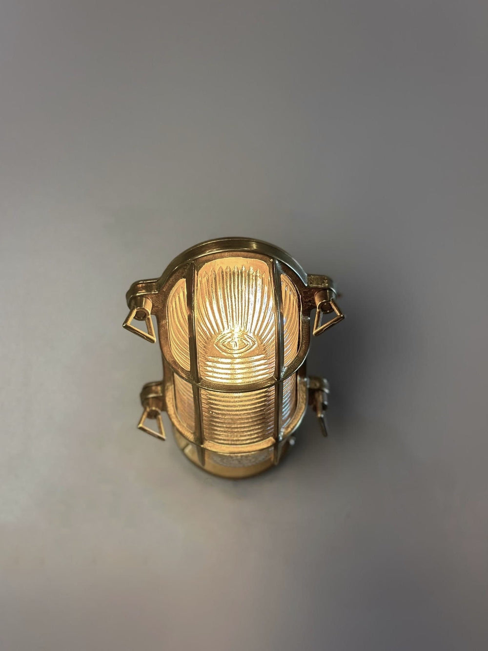 PINSK SMALL ANGLE Nautical Wall Sconce - Wall Light , Outdoor Light, Patio Light, IP64 Lighting, Brass Casting Light, Bulkhead Light