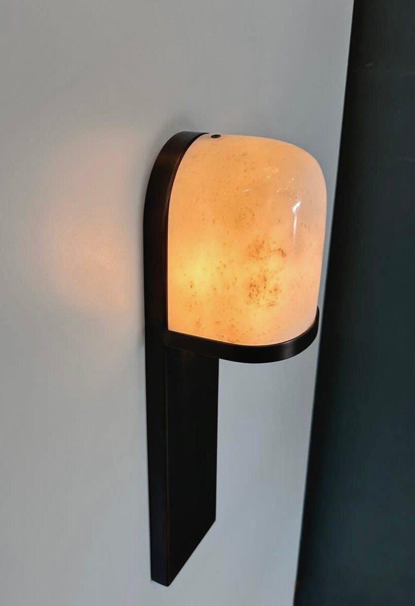 ALIGA Marble Sconce - Wall Light, Living Room Lighting, Hallway Wall Lighting, Marble Wall Sconce, Mid Century Modern Lighting