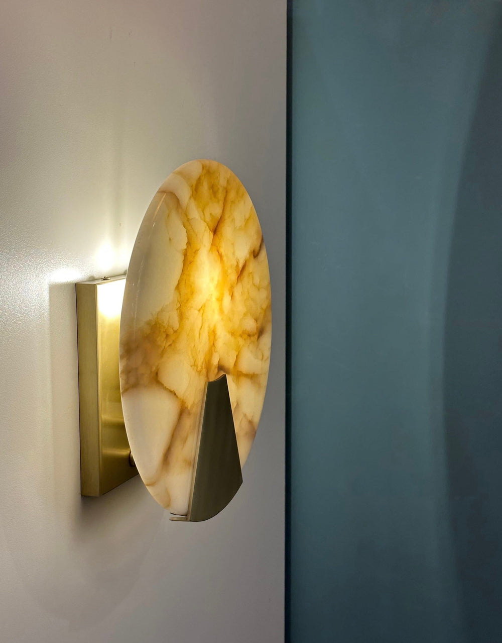 Marble Wall Sconce side view