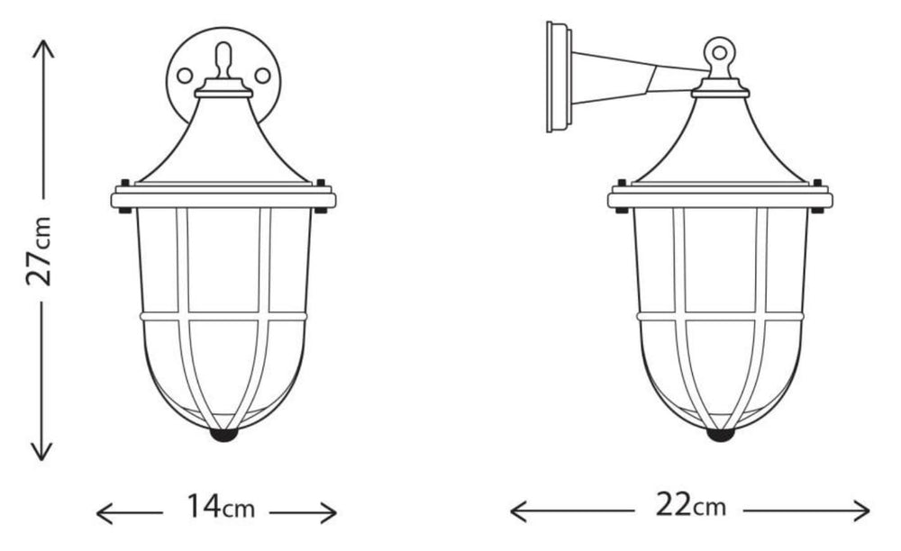 Nautical Wall Sconce Details