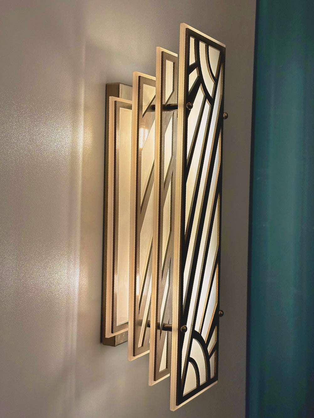 LIMOGES Art Deco Sconce - Wall Light, Living Room Lighting, Hallway Wall Lighting, Art Deco Wall Light, Mid Century Modern Lighting