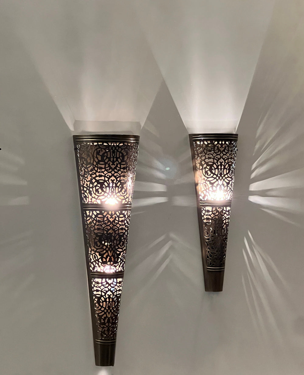 MARRAKESH MINI Semi Flush Wall Sconce - Wall Light, Living Room Lighting, Hallway Wall Lighting, Marrocan Wall Sconce