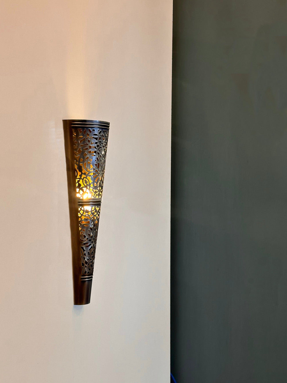 MARRAKESH MINI Semi Flush Wall Sconce - Wall Light, Living Room Lighting, Hallway Wall Lighting, Marrocan Wall Sconce