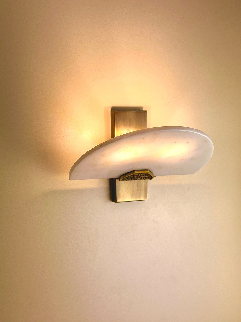 PIERA Marble Sconce - Wall Light, Living Room Lighting, Hallway Wall Lighting, Marble Wall Sconce, Mid Century Modern Lighting