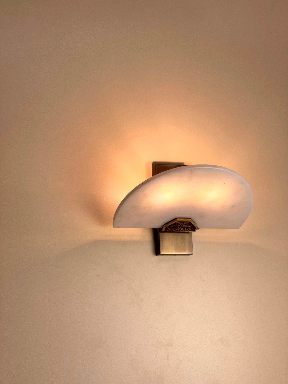 PIERA Marble Sconce - Wall Light, Living Room Lighting, Hallway Wall Lighting, Marble Wall Sconce, Mid Century Modern Lighting