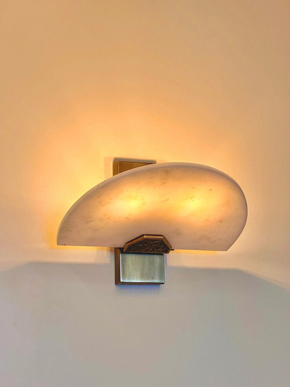 PIERA Marble Sconce - Wall Light, Living Room Lighting, Hallway Wall Lighting, Marble Wall Sconce, Mid Century Modern Lighting