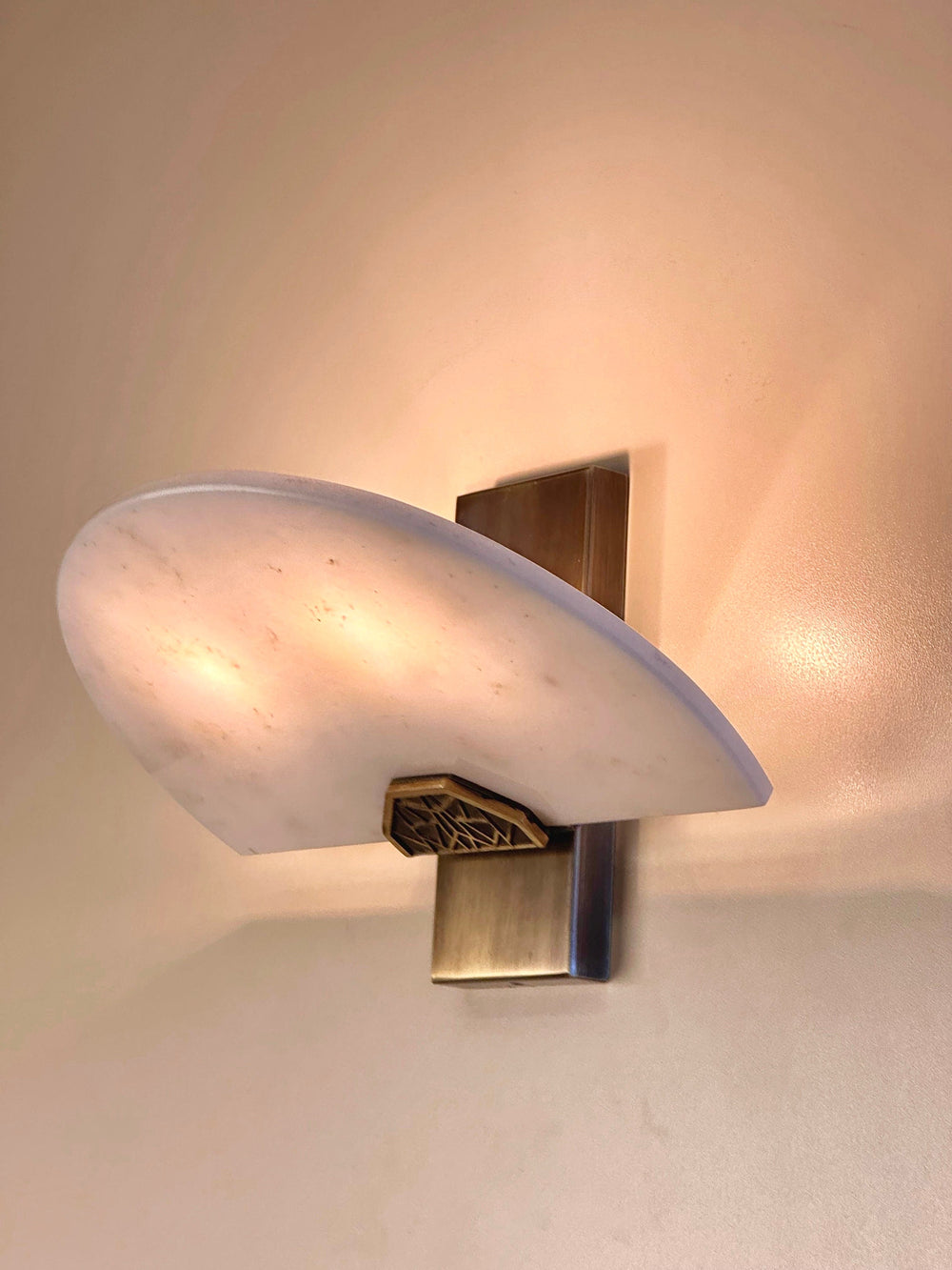 PIERA Marble Sconce - Wall Light, Living Room Lighting, Hallway Wall Lighting, Marble Wall Sconce, Mid Century Modern Lighting