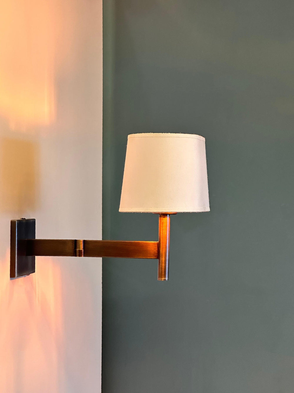 MARSALA Articulating Lampshade Wall Sconce - Light Fixture, Articulating Sconce, Wall Light , Bedside Light, Moving Sconce