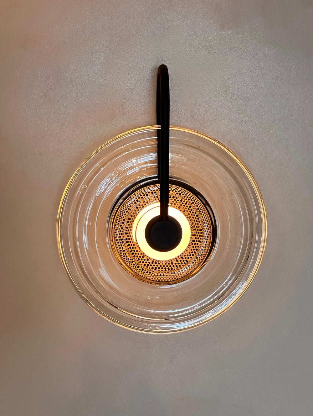 ALISTER VITRO Sconce - Wall Light, Living Room Lighting, Hallway Wall Lighting, Blown Glass Wall Sconce, Mid Century Modern Lighting