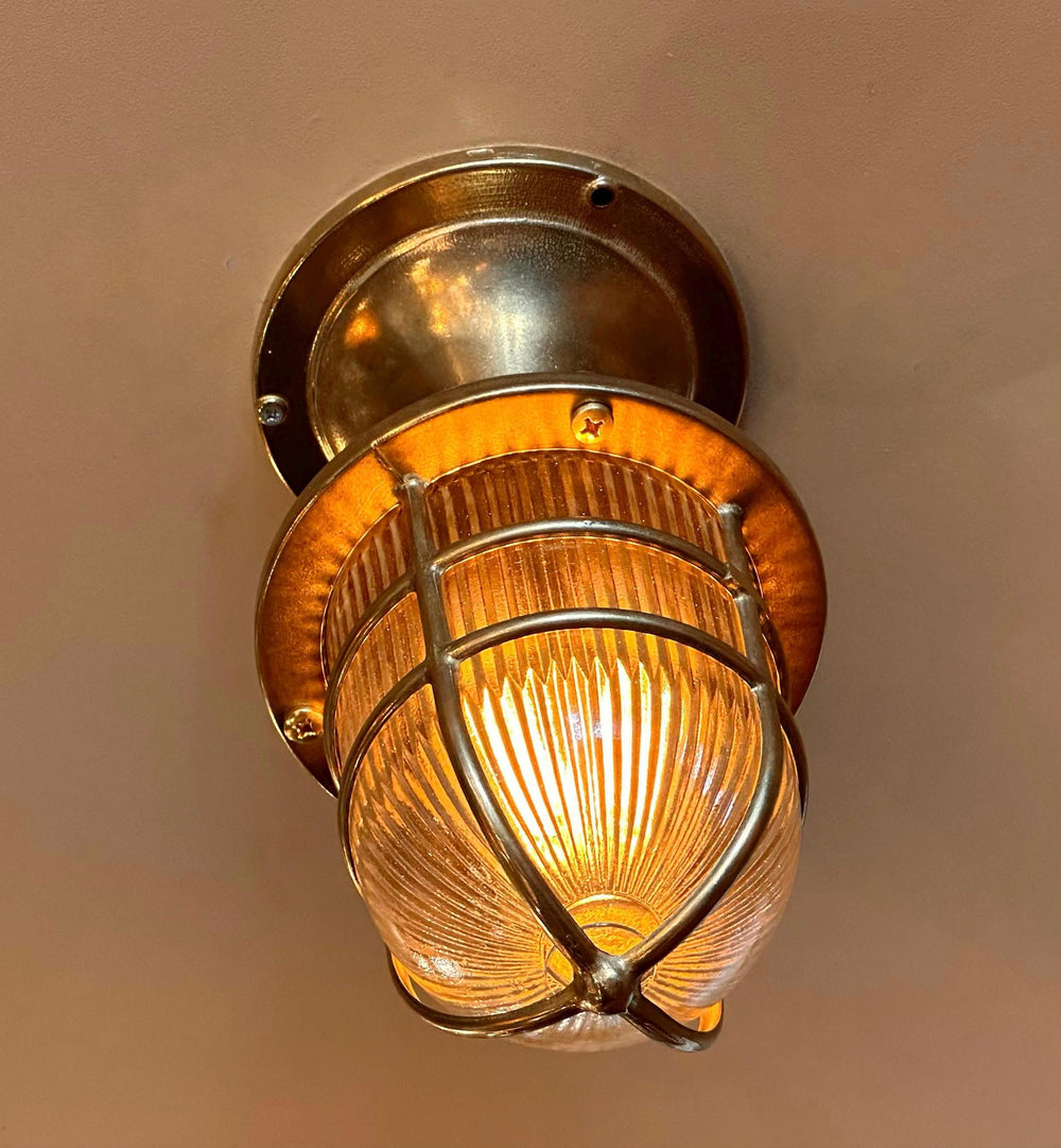 DELSOL GRANDE Ceiling Nautical Fixture - Nautical Wall Light, Outdoor Light, Patio Light, IP54 Lighting, Maritime Lamp