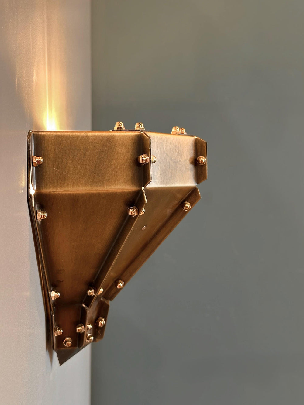 CILIPI Steampunk Wall Sconce - Unique Lighting, Design Lighting, Vanity Lighting, Brass Casting Wall Light, Semi flush mount sconce