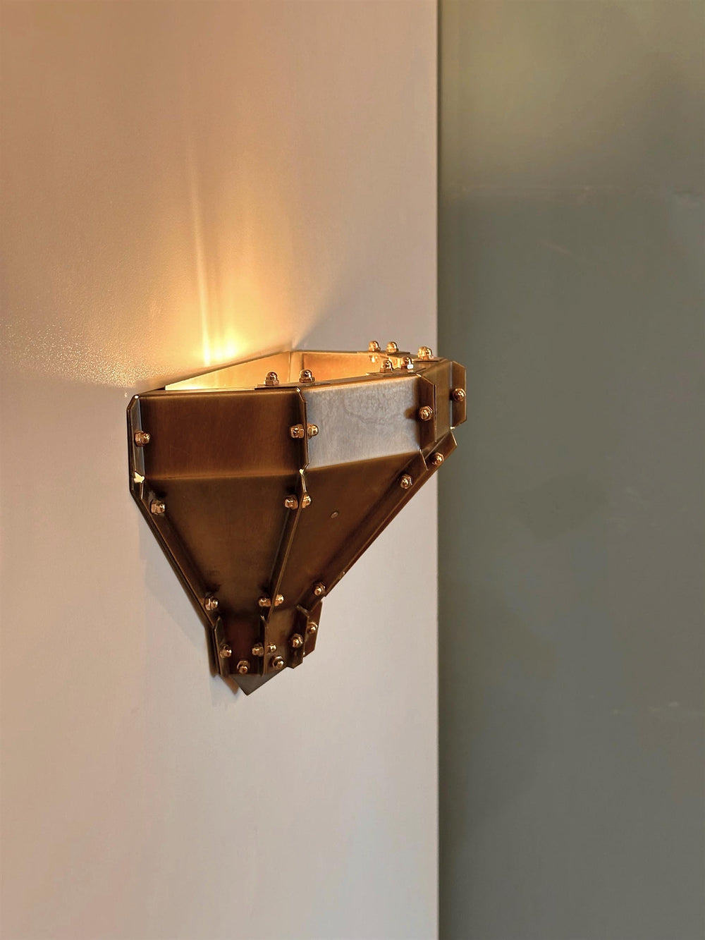 CILIPI Steampunk Wall Sconce - Unique Lighting, Design Lighting, Vanity Lighting, Brass Casting Wall Light, Semi flush mount sconce