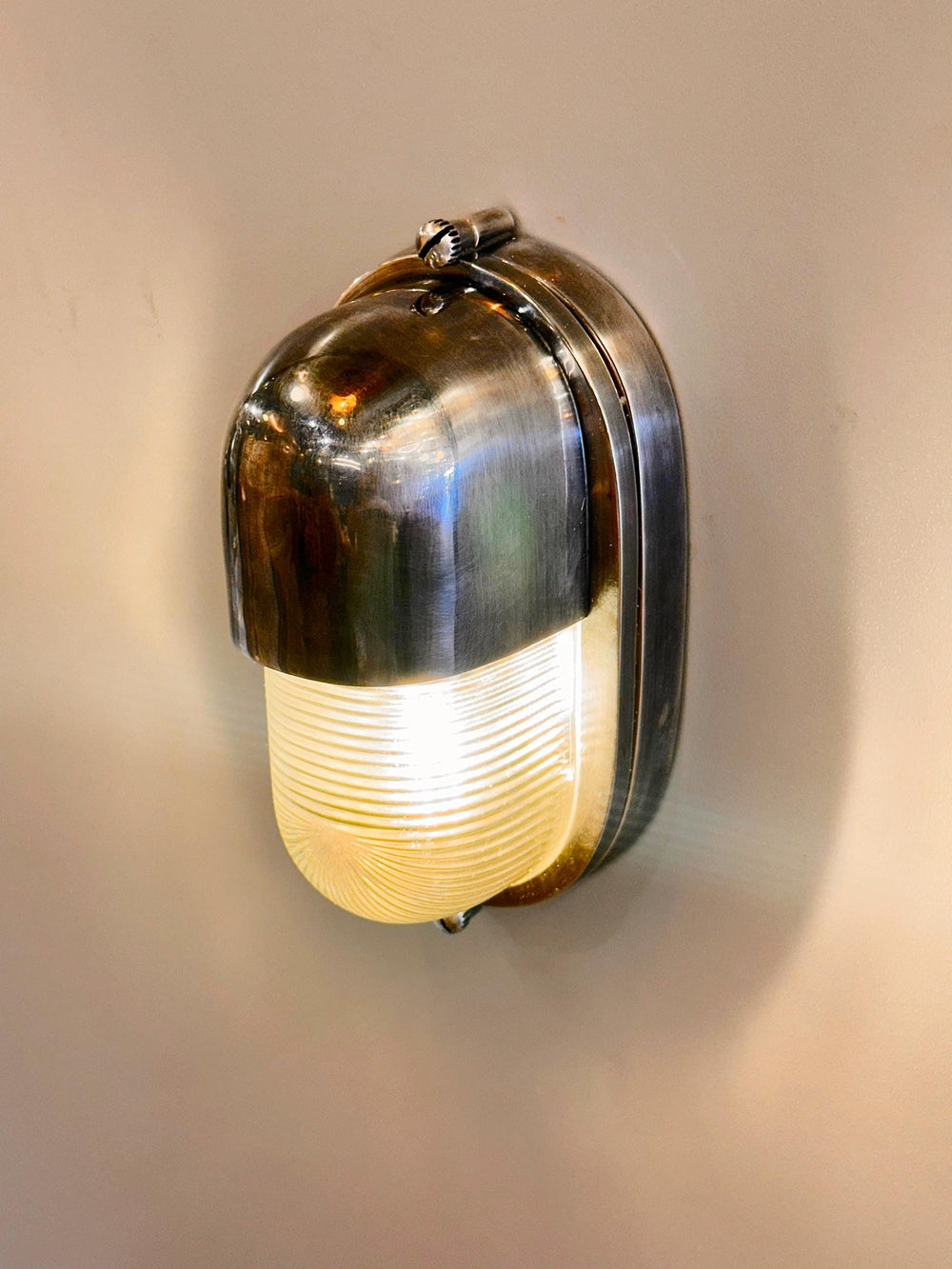 MENIL Outdoor Bathroom Wall Fixture - Spot Wall Light, Outdoor Light, Patio Light, Brass Casting Light, Moveable Light