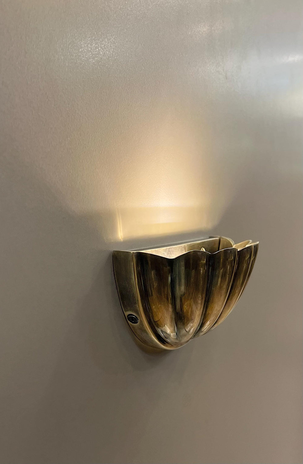 CARDIUM Mini Brass Wall Sconce - Light Fixture, Wall Lighting, Wall Lamp, Wall Light , Bedside Light, Art Deco Lighting, Brass Lighting