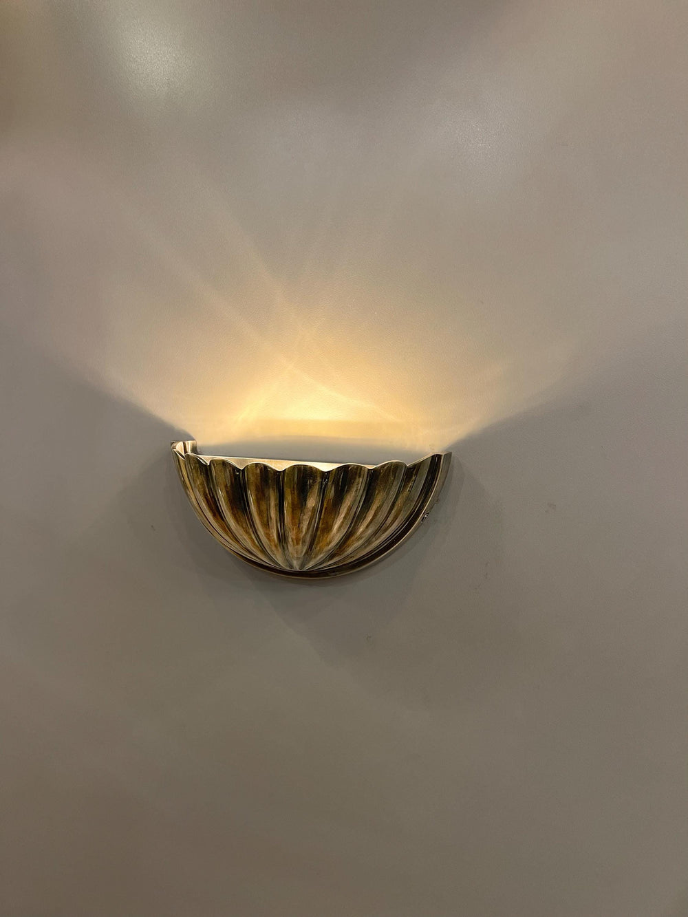 CARDIUM Brass Wall Sconce - Light Fixture, Wall Lighting, Wall Lamp, Wall Light , Bedside Light, Art Deco Lighting, Brass Lighting