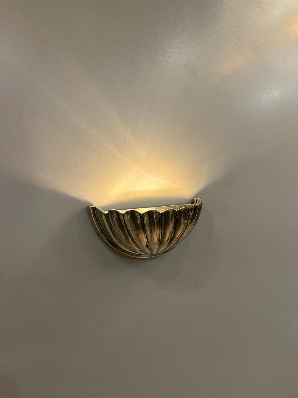 CARDIUM Brass Wall Sconce - Light Fixture, Wall Lighting, Wall Lamp, Wall Light , Bedside Light, Art Deco Lighting, Brass Lighting