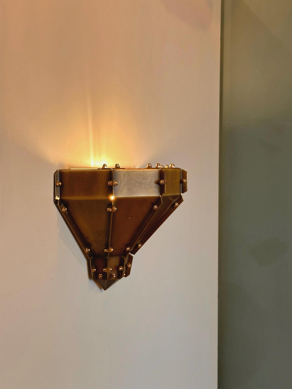 CILIPI Steampunk Wall Sconce - Unique Lighting, Design Lighting, Vanity Lighting, Brass Casting Wall Light, Semi flush mount sconce