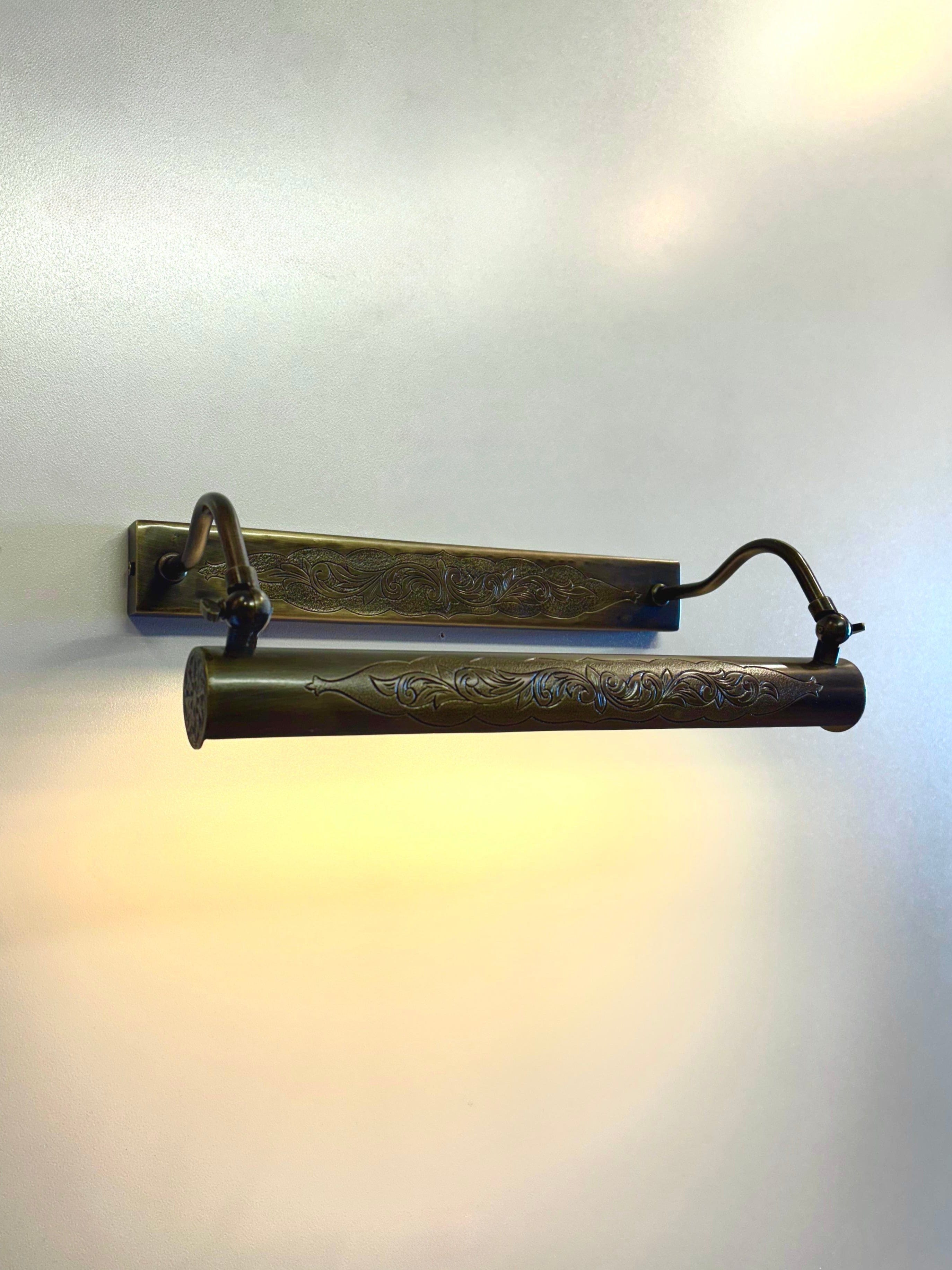 My Store Antique Brass JENA Brass Casting Picture Wall Sconce