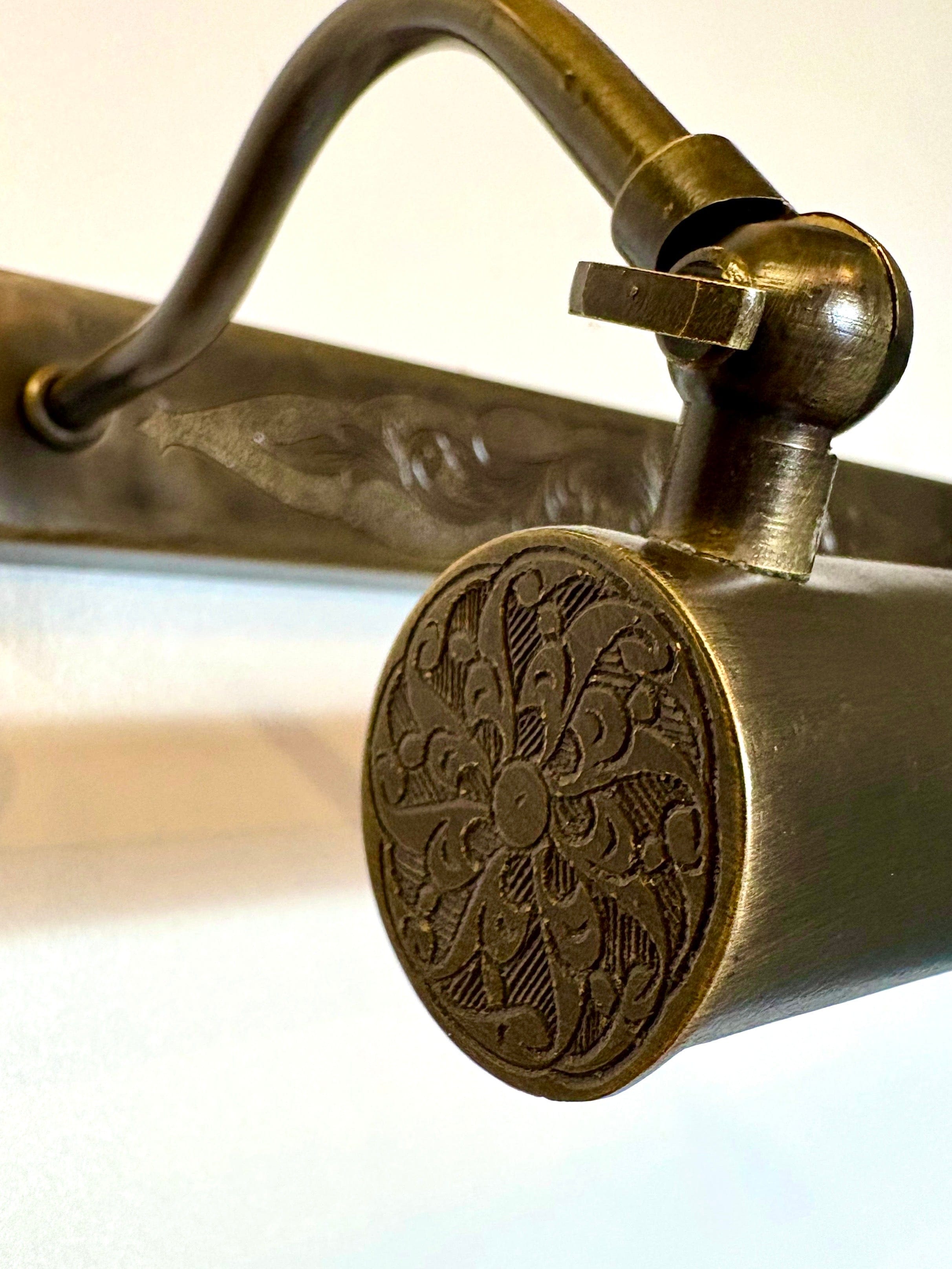 My Store Antique Brass JENA Brass Casting Picture Wall Sconce