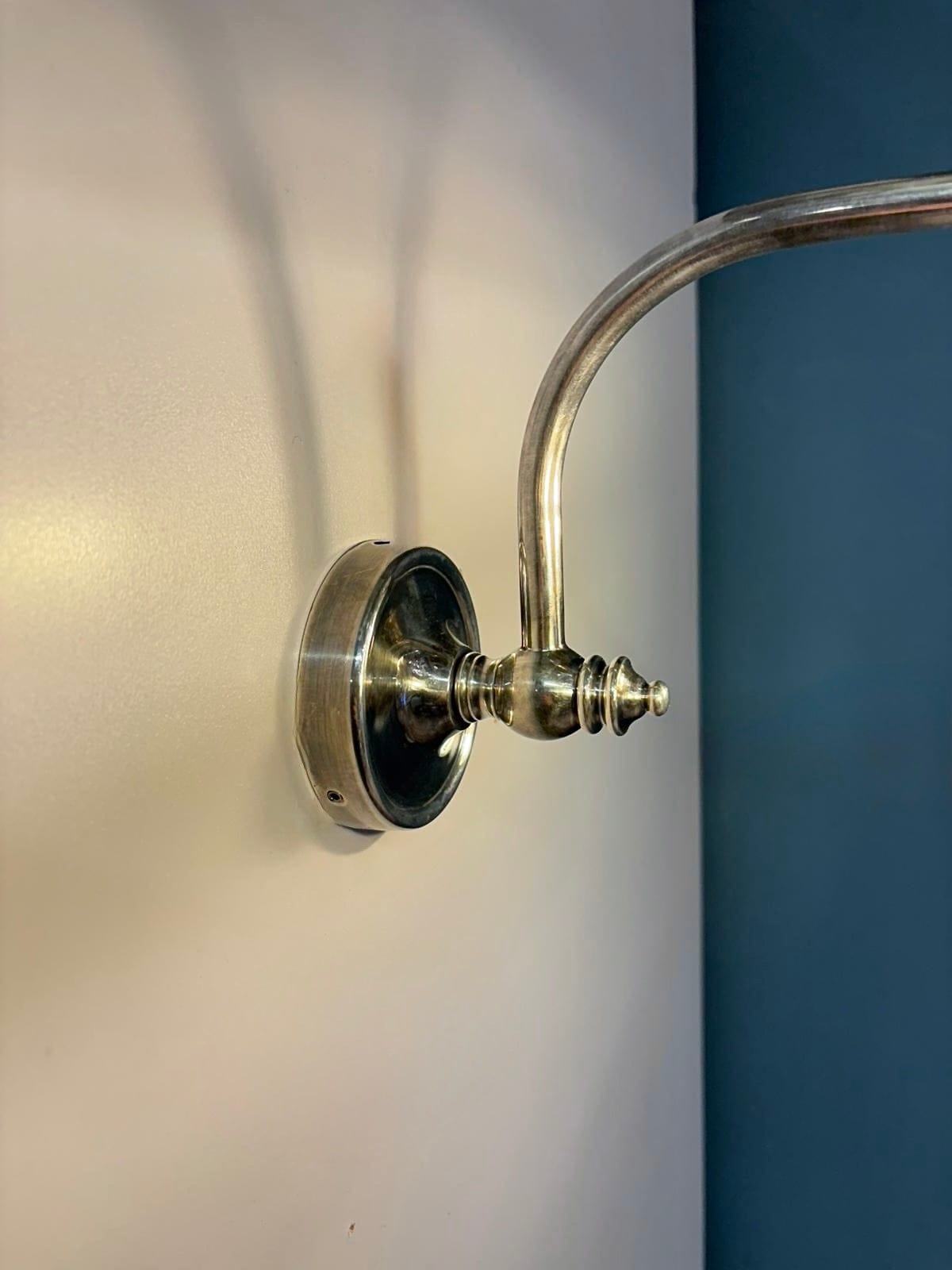 My Store Antique Silver FREGENE Brass Casting Picture Wall Sconce