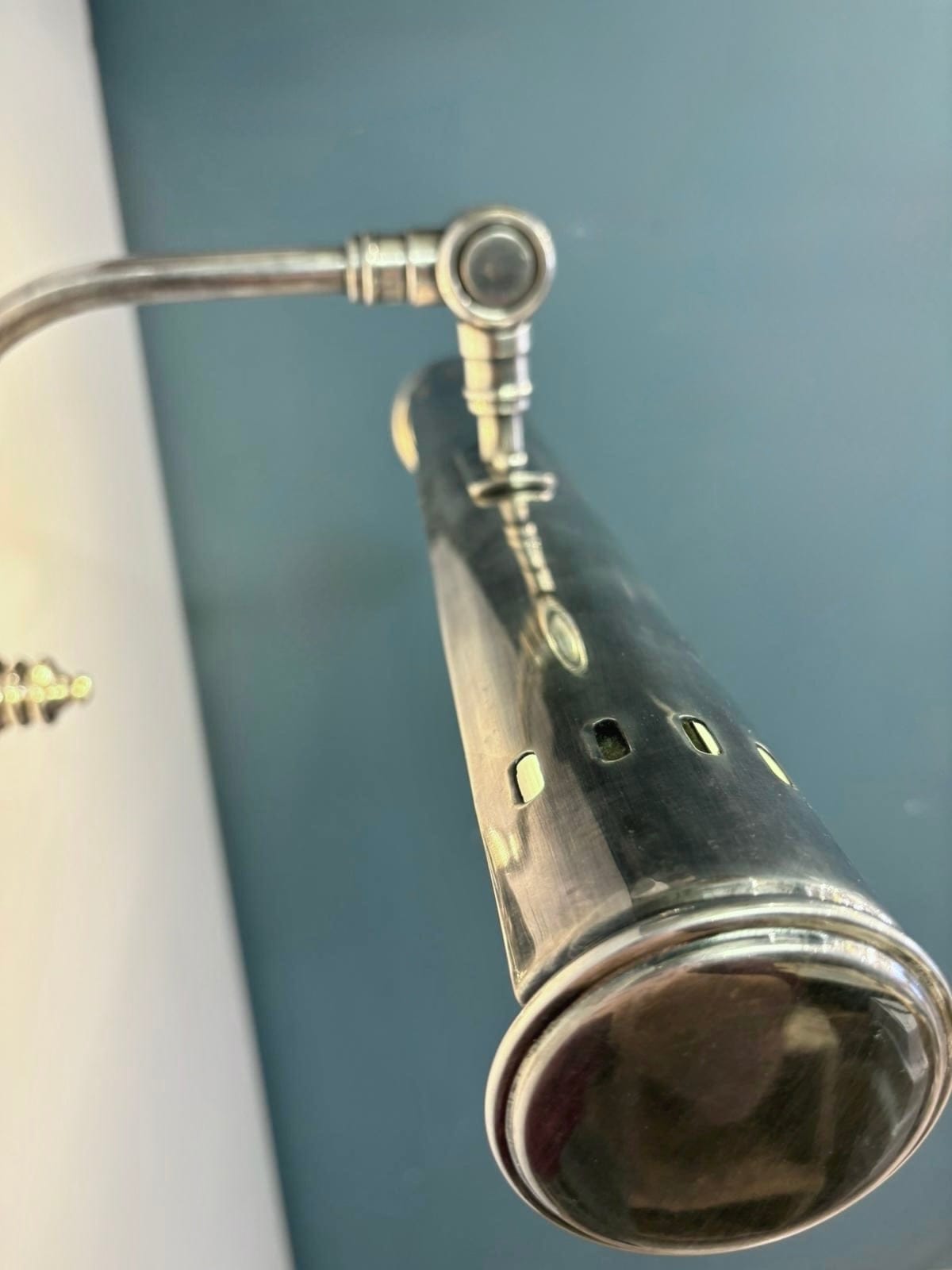 My Store Antique Silver FREGENE Brass Casting Picture Wall Sconce