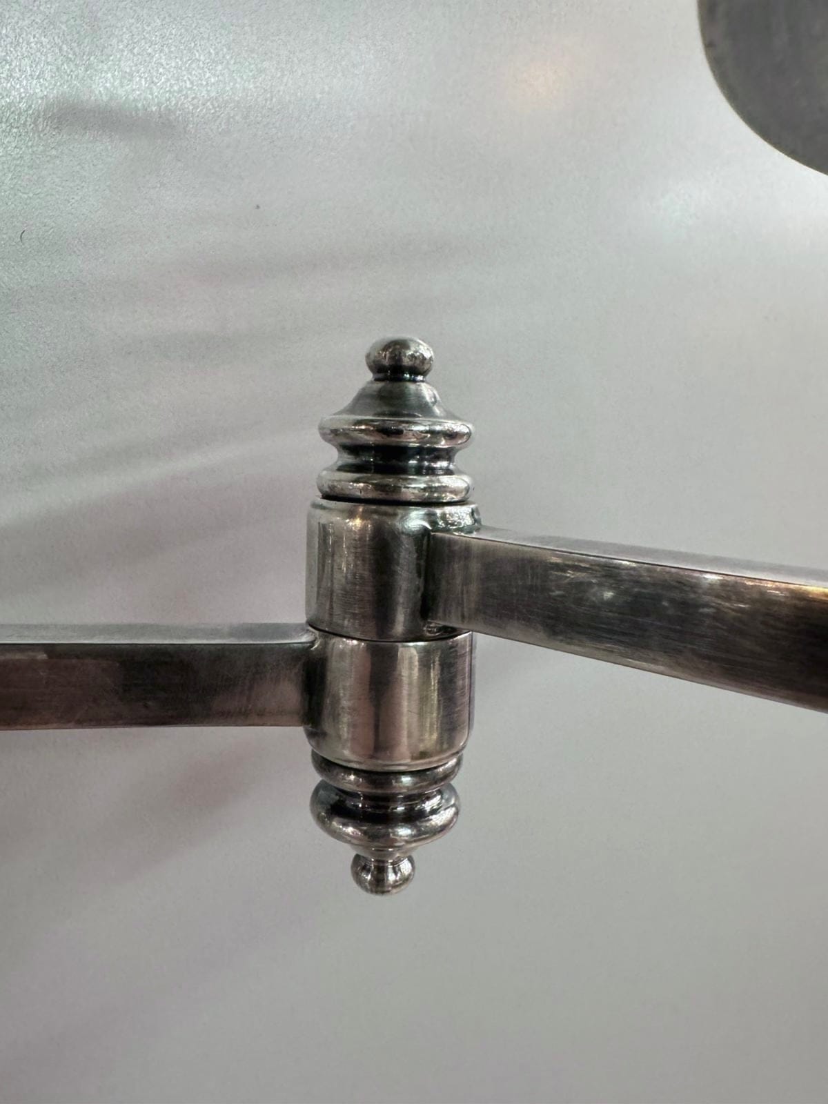 My Store Antique Silver MORRA Articulating Brass Wall Sconce