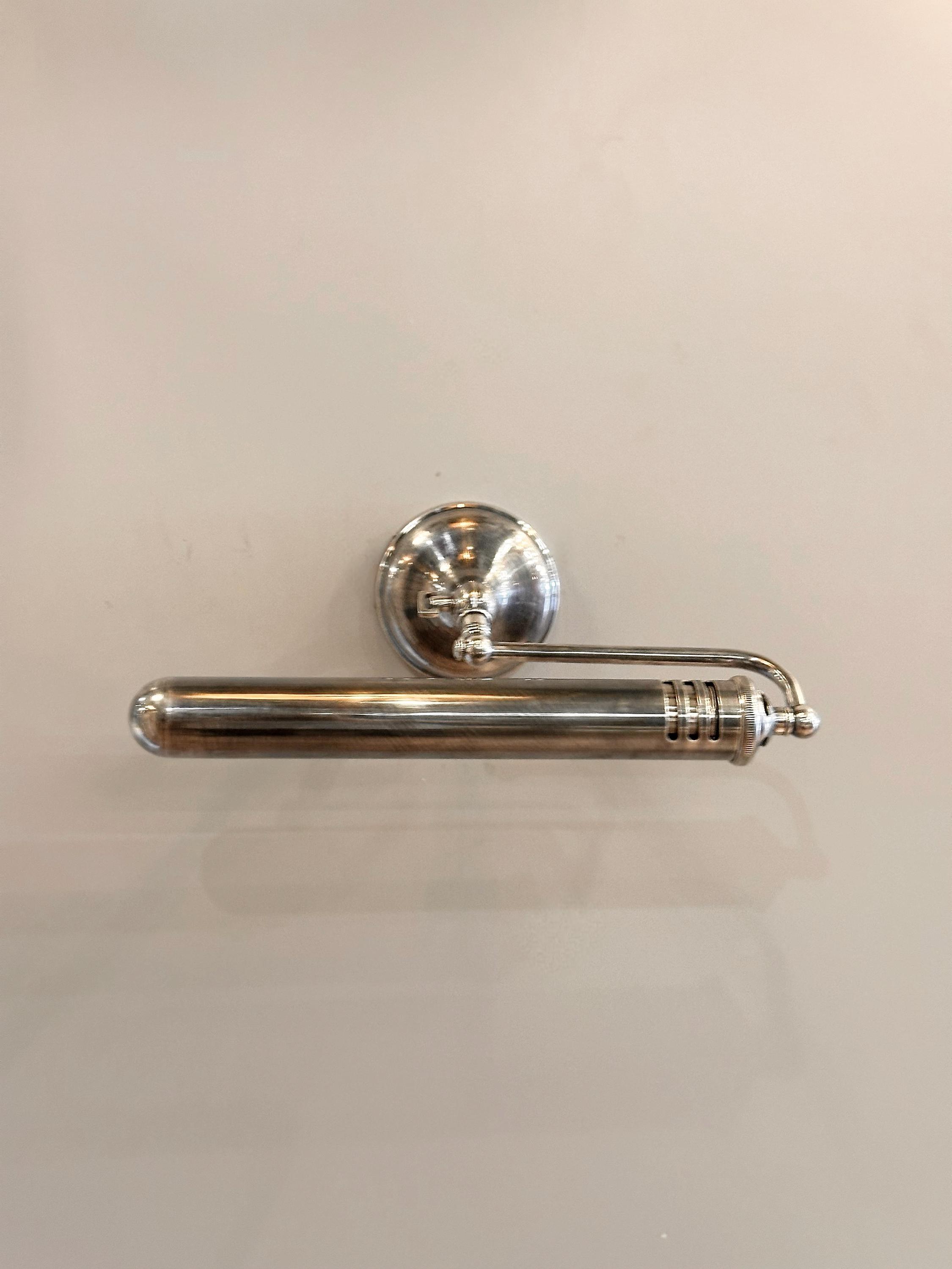 My Store Antique Silver VALIRAN Brass Casting Picture Wall Sconce